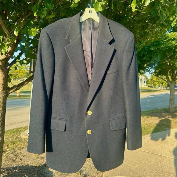 Polo University Club By Ralph Lauren Men’s Virgin Wool Blazer Size 42 Navy Blue - Picture 6 of 15